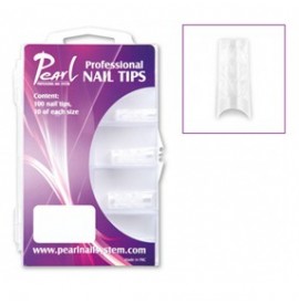 Tipsuri - Glaze Tip Clear - 100 bucati - Pearl Nails