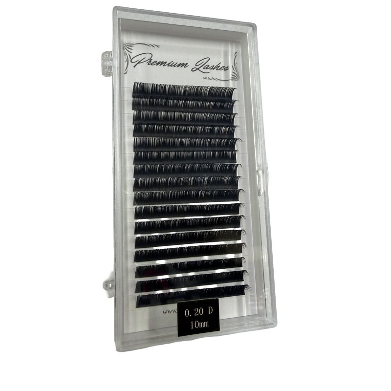 Premium lashes - gene false - fir cu fir - 0.20d - 10mm