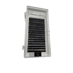 Premium lashes - gene false - fir cu fir - 0.07d - 8mm