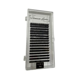 Premium lashes - gene false - fir cu fir - 0.20d - 9mm