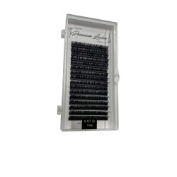 Premium lashes - gene false - fir cu fir - 0.07d - 9mm