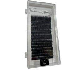 Premium lashes - gene false - fir cu fir - 0.07j - 8mm