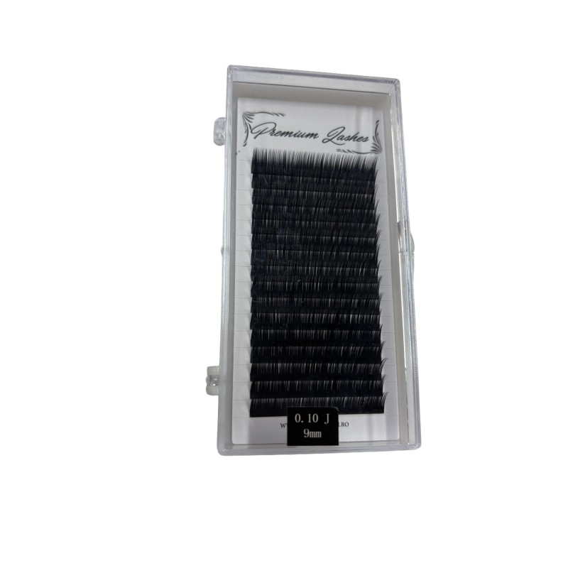 Premium lashes - gene false - fir cu fir - 0.10j - 9mm