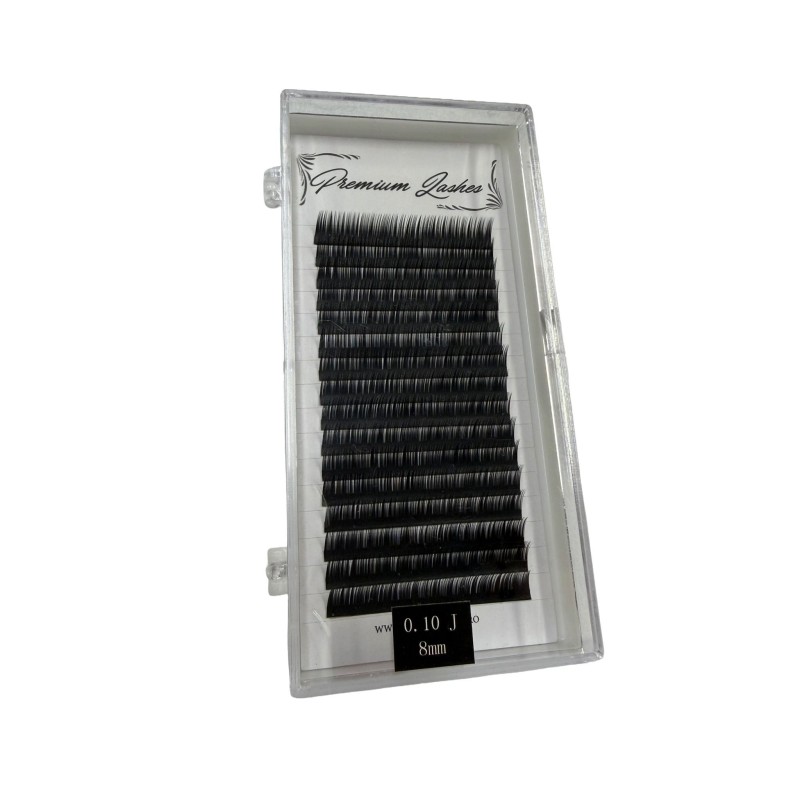 Premium lashes - gene false - fir cu fir - 0.10j - 8mm