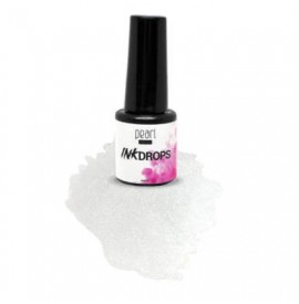 Inkdrops - Cerneala decorativa - Argintiu metal - nr. 49 - Pearl Nails