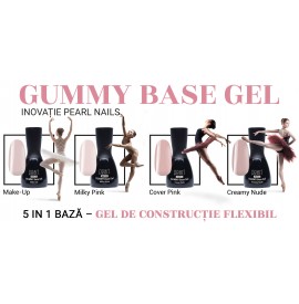 Gummy Base Gel - Creamy Nude - 15ml - Pearl Nails