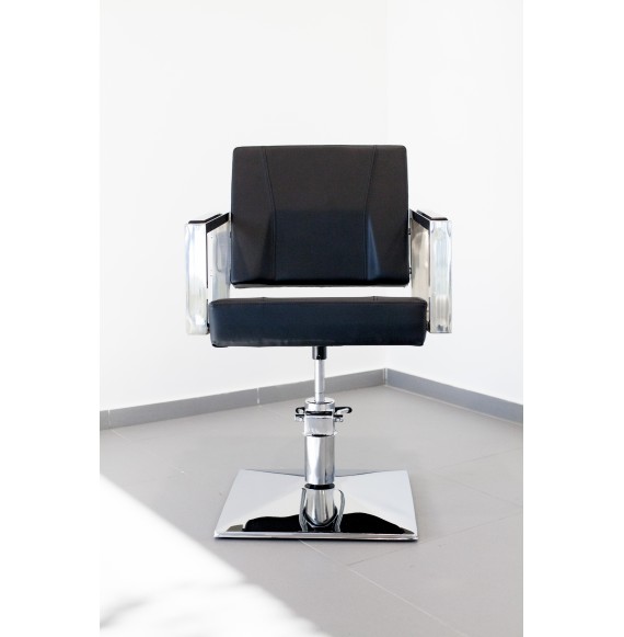 Salonshop - scaun pentru coafura - negru Ref.14064