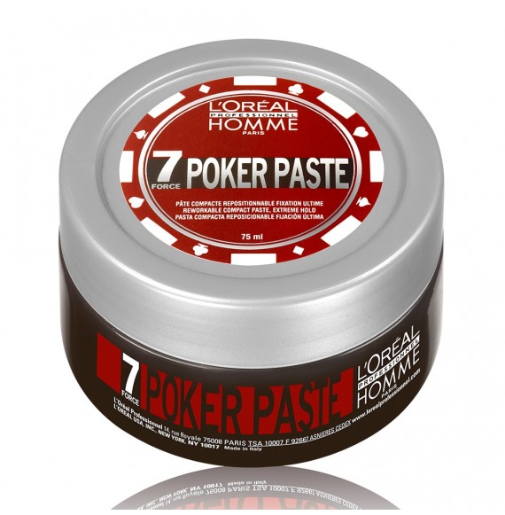 Pasta profesionala modelatoare pentru barbati L'Oréal Professionnel Homme Poker Paste,  75ml