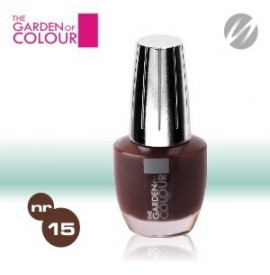 Lac de unghii - nr.15 - Ciocolata inchis - Dark Chocolate - The garden of color