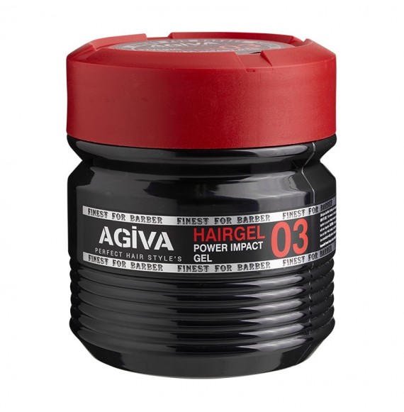 Agiva - styling gumhair 03 - power impact gel - gel de par - 1000ml