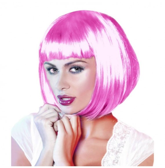 Hair club - peruca carnaval - cleo - magenta