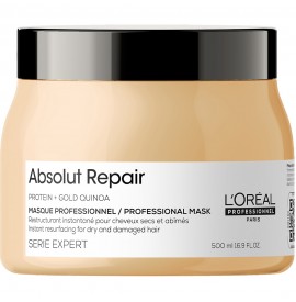 Absolut repair - gold quinoa si protein - masca pentru par reparatoare - 500ml - l'oreal