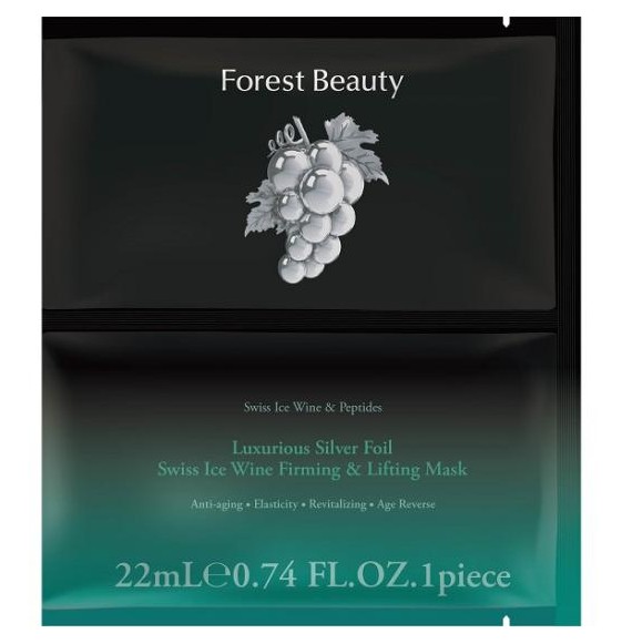 Forest beauty - masca pentru netezire intensa cu foita de argint si vin de gheata elvetian - 22ml