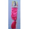 Extensii din par sintetic - afro - pink - 165gr