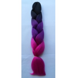 Extensii din par sintetic - afro - ombre b50 - 100gr