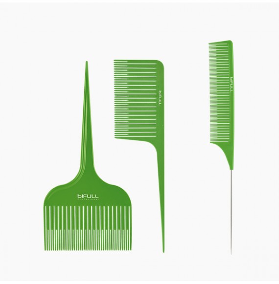 PB Set 3 pieptene pentru balayage - VERDE - 44558