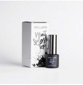 Matt splash top - black 4 ml - BrillBird