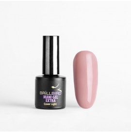 Mani gel extra rubber base - Cover light 8 ml- BrillBird