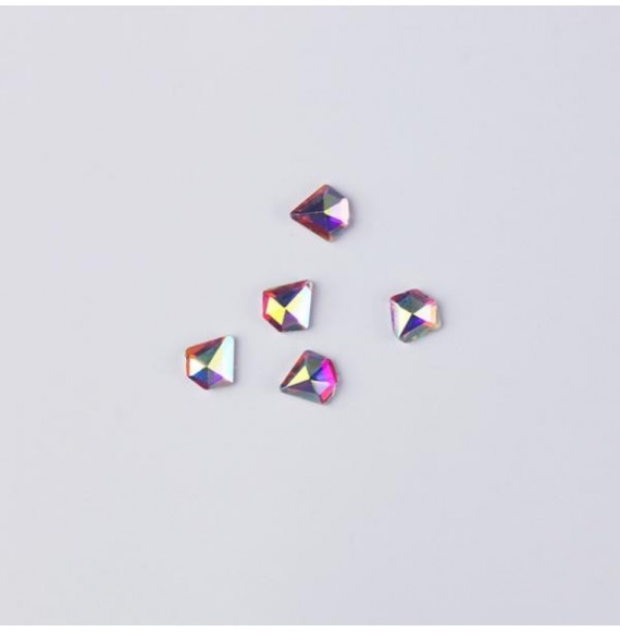 Shaped rhinestone diamond Clear AB- BrillBird