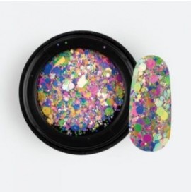 Praf ornament- Sclipici Sequin Rainbow- BrillBird