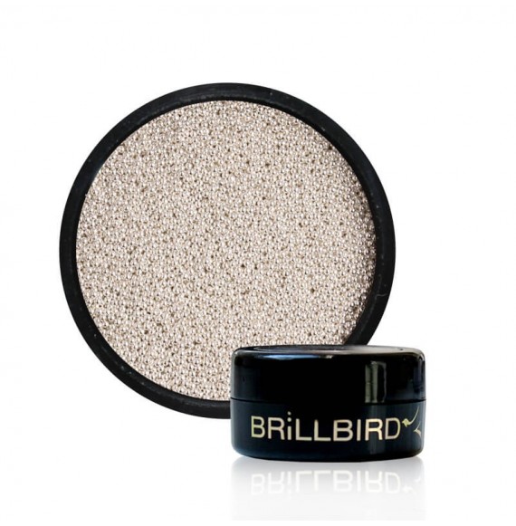 Margele Micro - Caviar - Silver - BrillBird