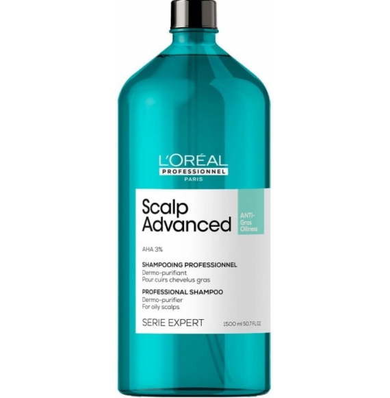 Loreal Scalp Advanced Sampon pentru scalp gras - 1500ml