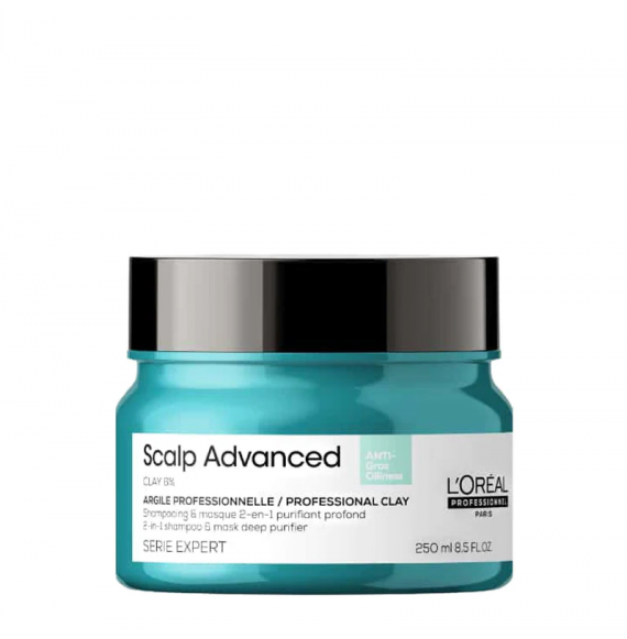 Loreal Scalp Advanced sampon-masca cu argila pentru scalp gras - 250ml