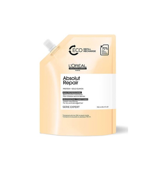 Loreal Absolut Repair Gold Quinoa Balsam Refill - 750ml