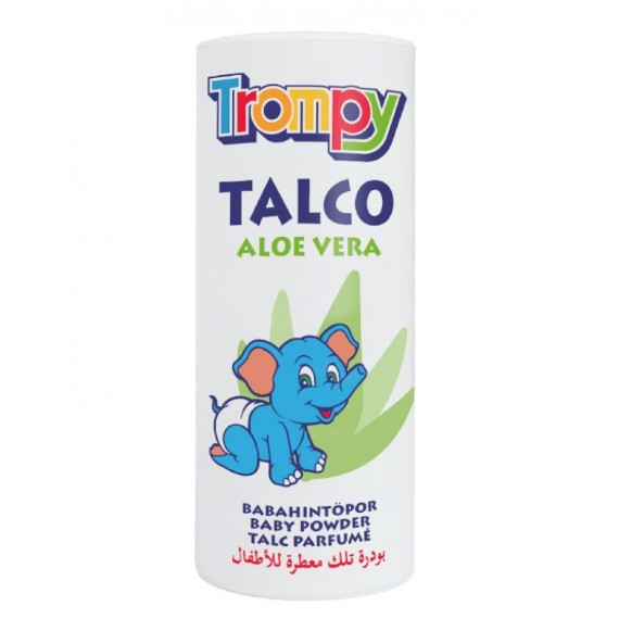 Trompy pudra de talc 250gr - Aloe Vera