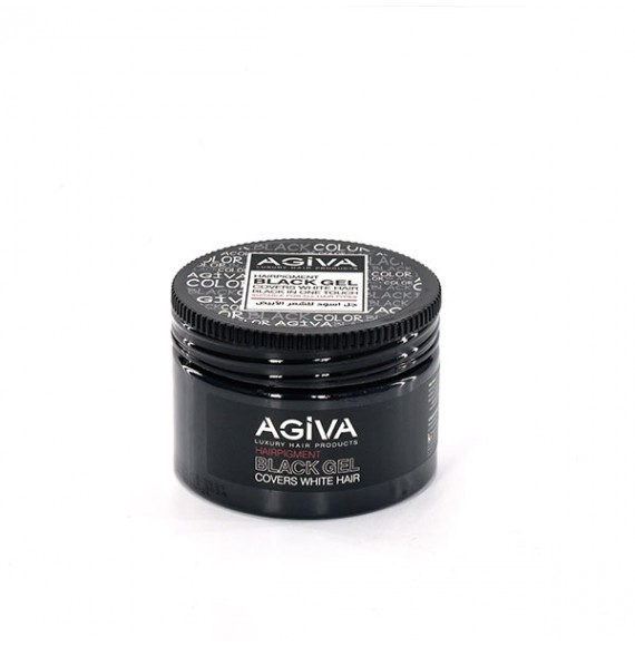 Agiva Black Gel - Cover White Hair - Cu pigment negru - 250ml