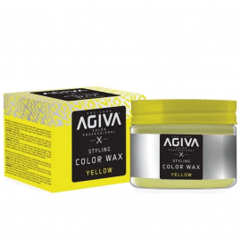 Agiva Color Wax Yellow - 120ml - Cu nuantare galben - Ceara de par pe baza de apa ce ofera fixare si colorare.