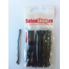 Salonshop- Agrafe negre 7cm, 20buc