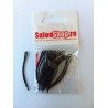 Salonshop- Agrafe negre curbate 5cm, 20buc