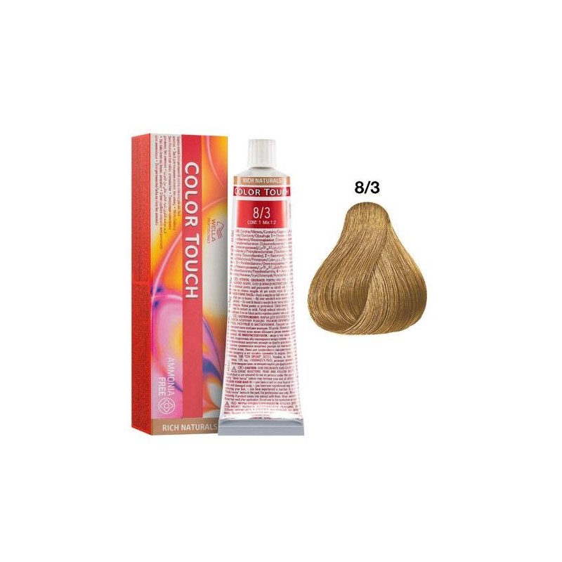 8/3- Rich Naturals - Color Touch - Wella Professionals  - 60 ml