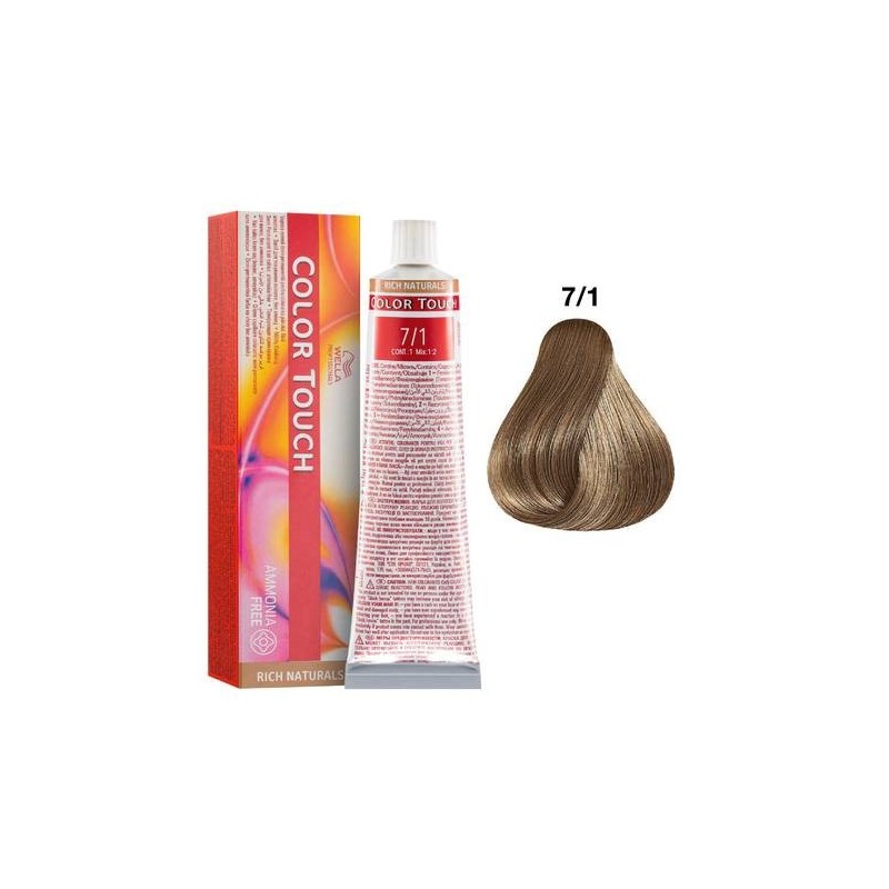 7/1 - Rich Naturals - Color Touch - Wella Professionals  - 60 ml