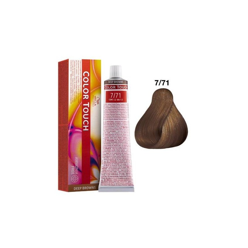 7/71 - Deep Browns - Color Touch - Wella Professionals  - 60 ml