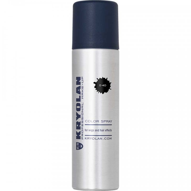 Kryolan Professional - Spray colorat D40 - Black