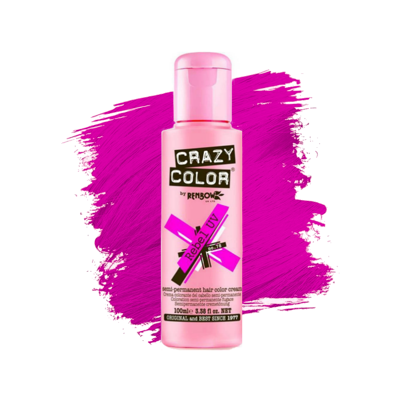 Nr. 78. - Rebel UV - Crazy Color - Vopsea de păr semipermanentă - 100 ml