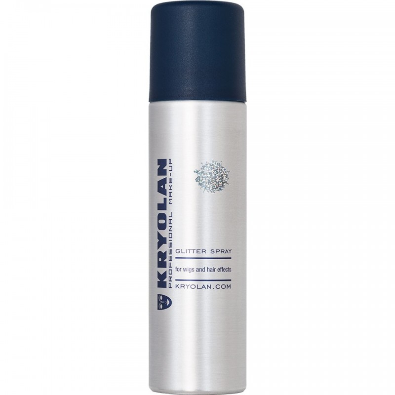 Kryolan Professional - Spray colorat - Glitter Silver