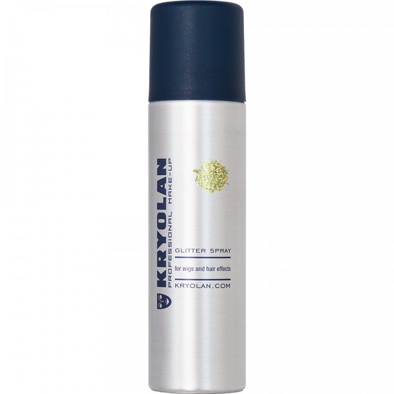 Kryolan Professional - Spray colorat - Glitter Gold