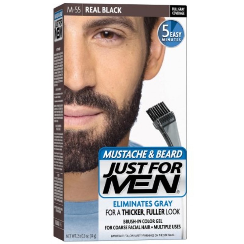 Real Black - M-55 - Vopsea de barba - Just For Men