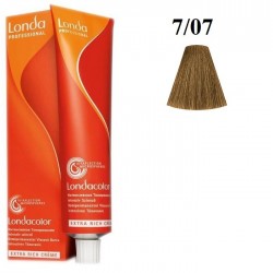 7/07- Blond Mediu Natural Castaniu - LondaColor - Vopsea fara amoniac - Nuantator - 60 ml