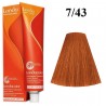 7/43- Blond Mediu Cupru Auriu - LondaColor - Vopsea fara amoniac - Nuantator - 60 ml