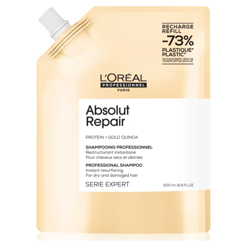 Loreal Absolut Repair Gold Quinoa Sampon Refill - 500ml