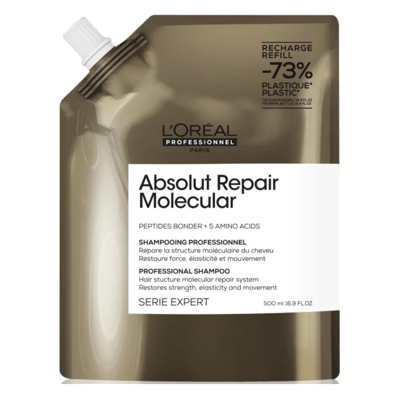 Loreal Absolut Repair Molecular Sampon Refill - 500ml