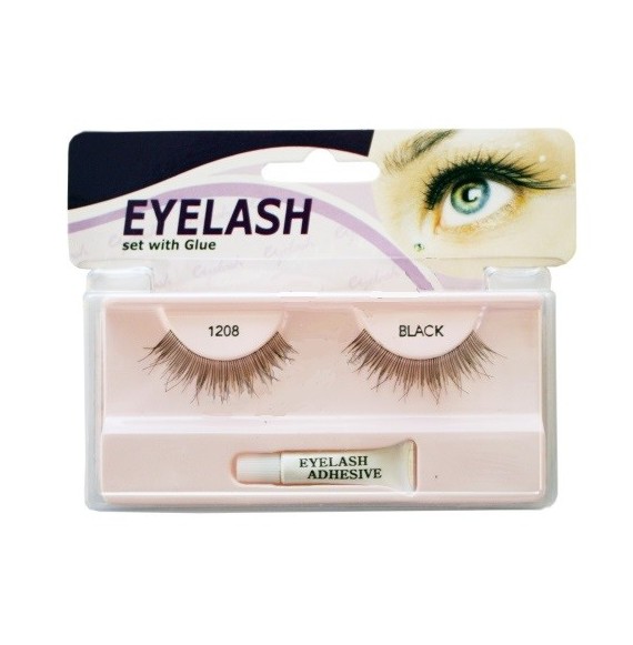 Gene false cu adeziv - 1208- Eyelash se with glue