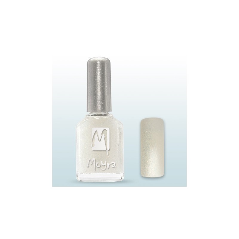 Sticlă elegantă de lac de unghii Moyra No. 04, 12ml, culoare vibrantă, pensulă de aplicare ergonomică, pentru manichiură profesi