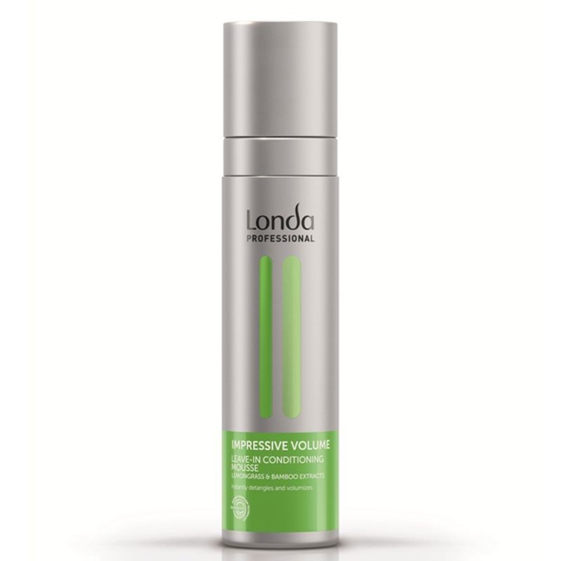 Londa Professional Impressive Volume 200ml, spumă balsam pentru amploare și volum natural, condiționează părul subțire, fără clă