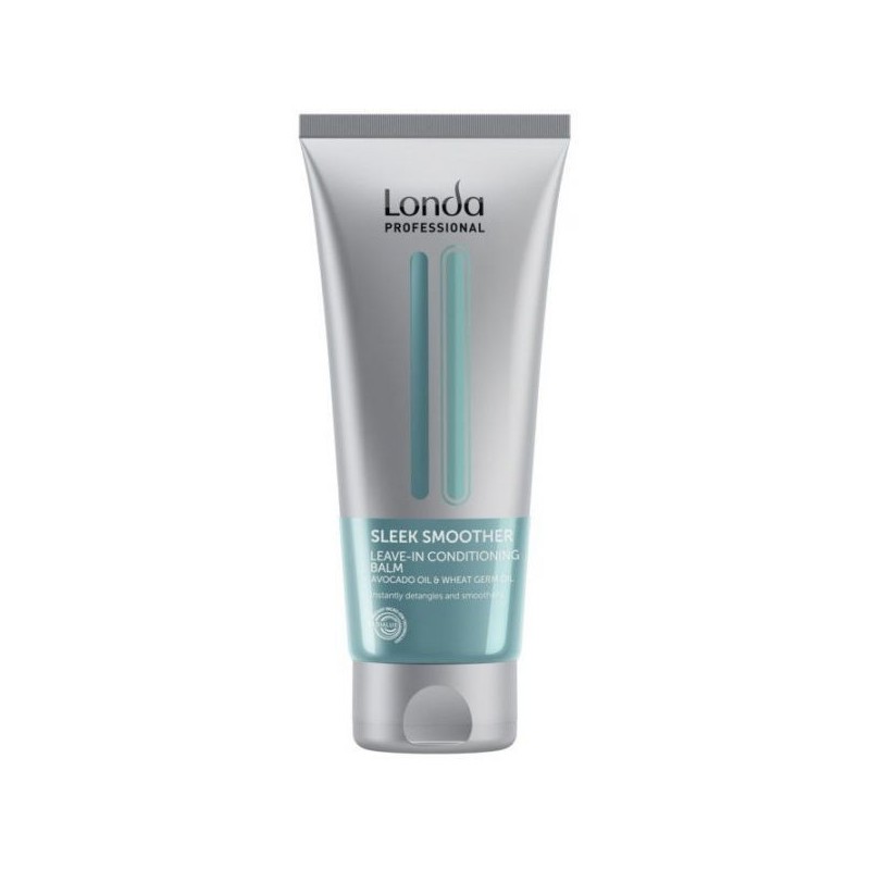Londa Professional Sleek Smoother balsam hidratant 200ml. Soluție leave-in pentru păr uscat, deteriorat, conferă strălucire și r