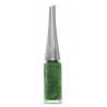 Moyra - Lac decor cu pensula subtire - Verde cu sclipici - 8 ml